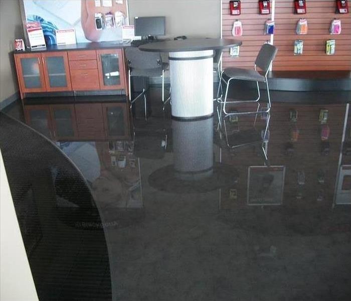standing water on a retail store
